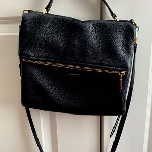 Black Coach cross-body purse